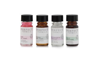 Perfect Formula Nail Collection - The Perfect Keratin Nail Treatment Manicure - A "Suit of Armor for Your Nails" - 4 pieces.