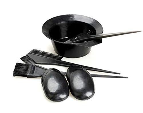 WOIWO One Set (5 Pcs) Hair Coloring Dyeing Kit, for Salon Hairdressing and Home Personal, Necessary Accessories for DIY Hair Dye