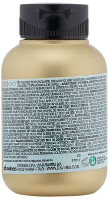 Davines This is a Texturizing Dust, Volumizing Powder Spray For Long-Lasting Volume And Workable Texture, No Residue Matte Effect, 0.28 Oz