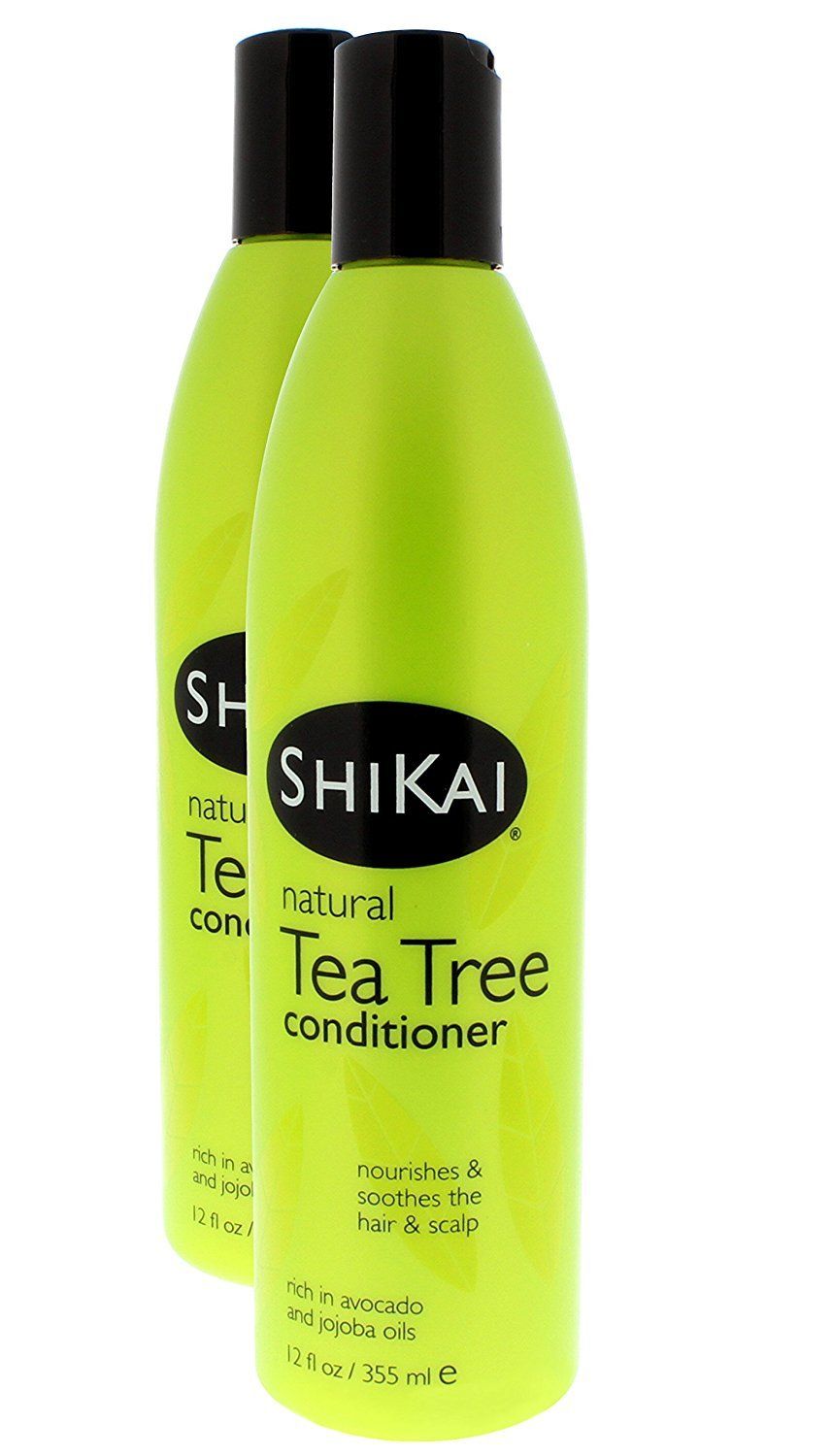 ShiKai - Natural Tea Tree Oil Conditioner, Made With Essential Oils Of Peppermint &amp; Tea Tree To Refresh &amp; Stimulate Hair &amp; Scalp, Soap-Free Alternative (12 Ounces, Pack of 2)