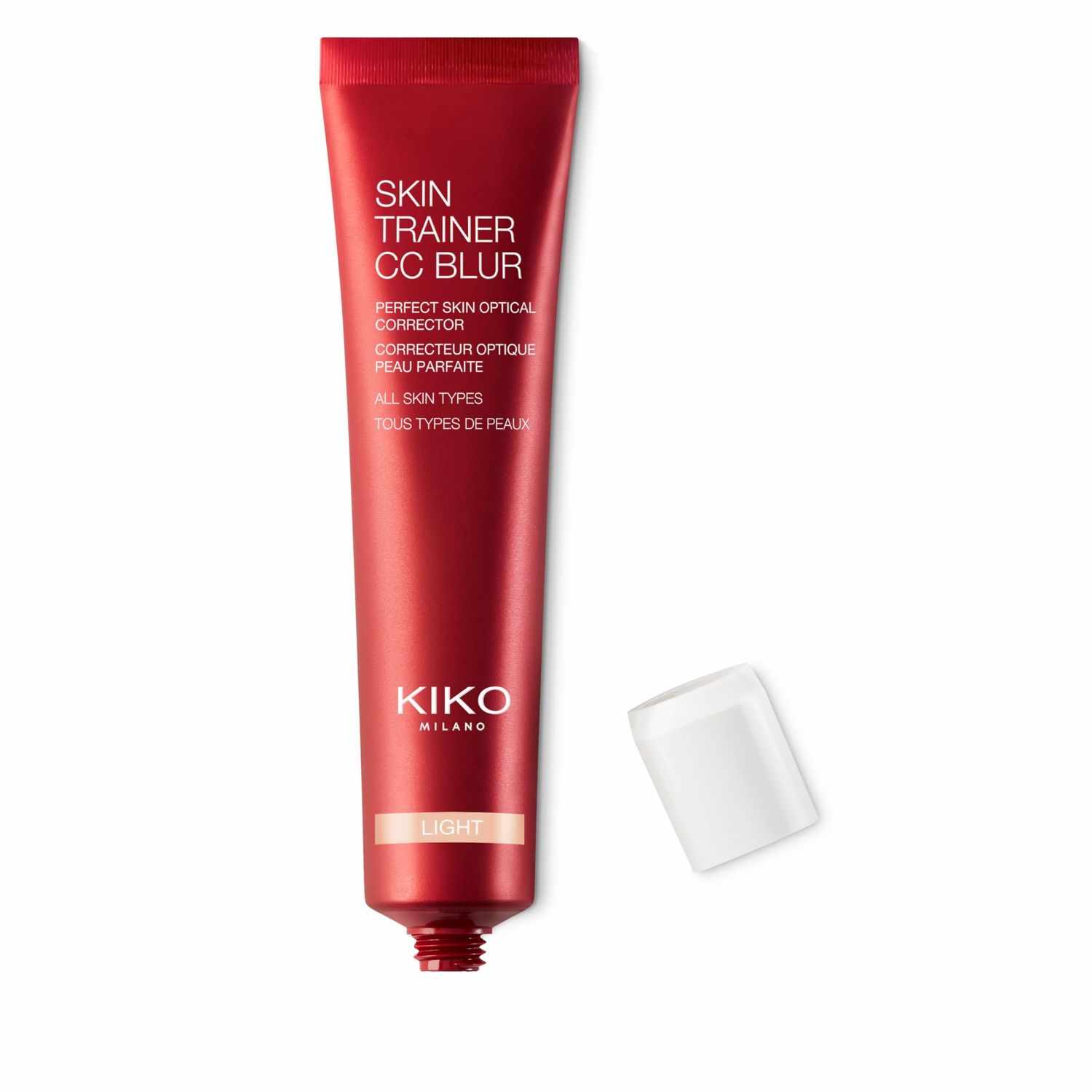 Kiko MILANO - Skin Trainer CC Blur | 3-in-1 Face Cream Foundation &amp; Concealer | Hydrating Optical Corrector That Evens Complexion, Skin Tone For Radiant Skin | Made in Italy (Light)