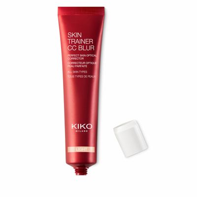 Kiko MILANO - Skin Trainer CC Blur | 3-in-1 Face Cream Foundation &amp; Concealer | Hydrating Optical Corrector That Evens Complexion, Skin Tone For Radiant Skin | Made in Italy (Light)