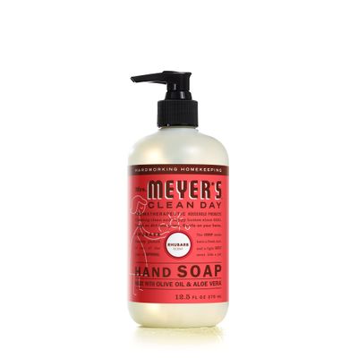 Mrs. Meyer&#39;s Hand Soap, Made with Essential Oils, Biodegradable Formula, Rhubarb, 12.5 fl. oz