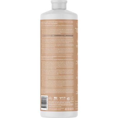 MineTan Spray Tan Solution | Medium Dark Sunless Tanning Solution for Subtle Bronzed, Glowing Finish, Fast-Drying, Hydrating & Tropical Coconut Scent, Salon Professional Formula, Vegan, 33.8 Fl Oz