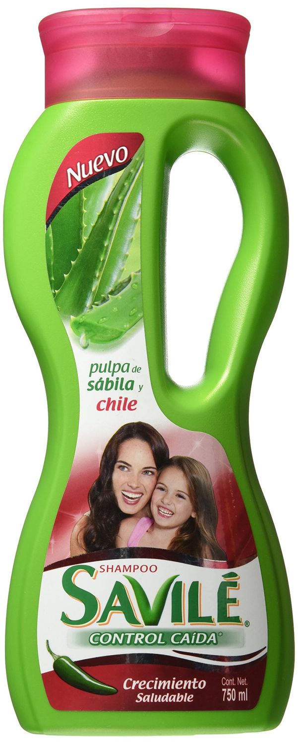 Savile Shampoo With Aloe Pulp And Chile Extract/ Shampoo Con Pulpa De Sabila Y Extracto De Chile 25Oz