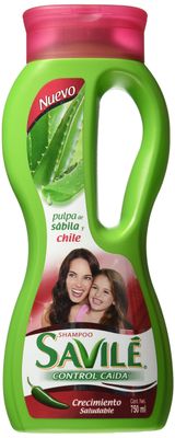 Savile Shampoo With Aloe Pulp And Chile Extract/ Shampoo Con Pulpa De Sabila Y Extracto De Chile 25Oz