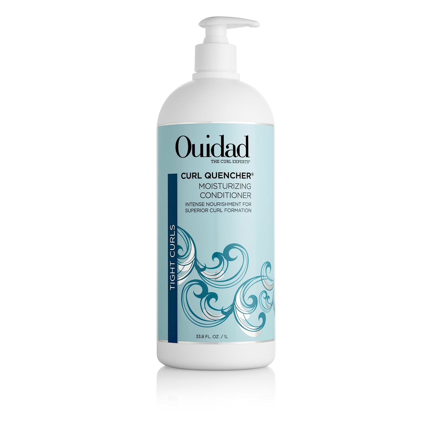 Ouidad Curl Quencher Moisturizing Conditioner - 33.8 fl oz, Curl Defining Hair Conditioner for Soft, Nourished &amp; Hydrated Curls, Helps Repair Damage, Creamy Detangling Conditioner, For Tight Curls
