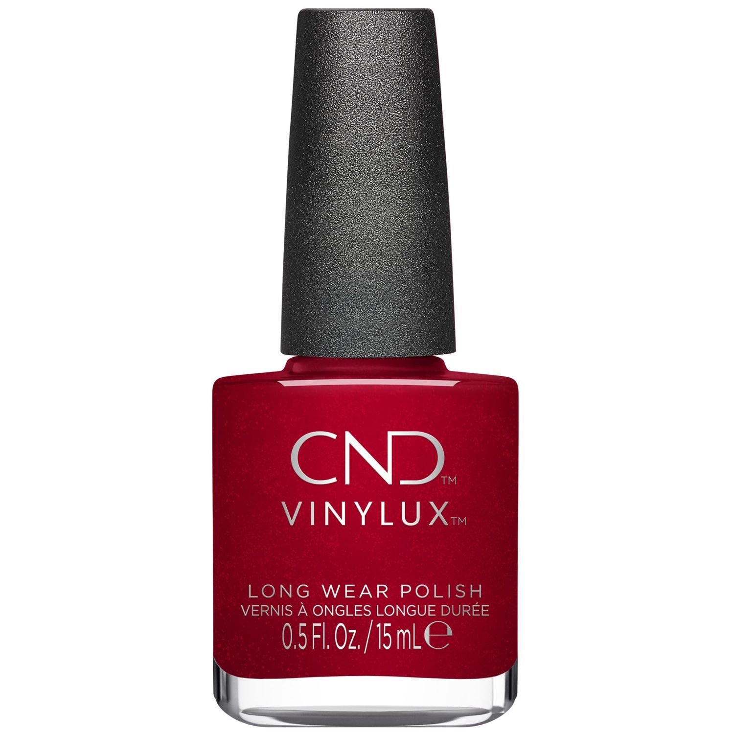 CND Vinylux Longwear Red Nail Polish, Gel-like Shine &amp; Chip Resistant Color, Hollywood, 0.5 fl. oz