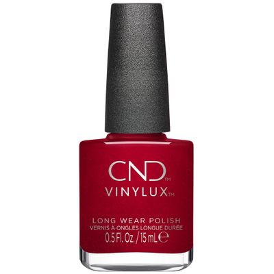 CND Vinylux Longwear Red Nail Polish, Gel-like Shine &amp; Chip Resistant Color, Hollywood, 0.5 fl. oz