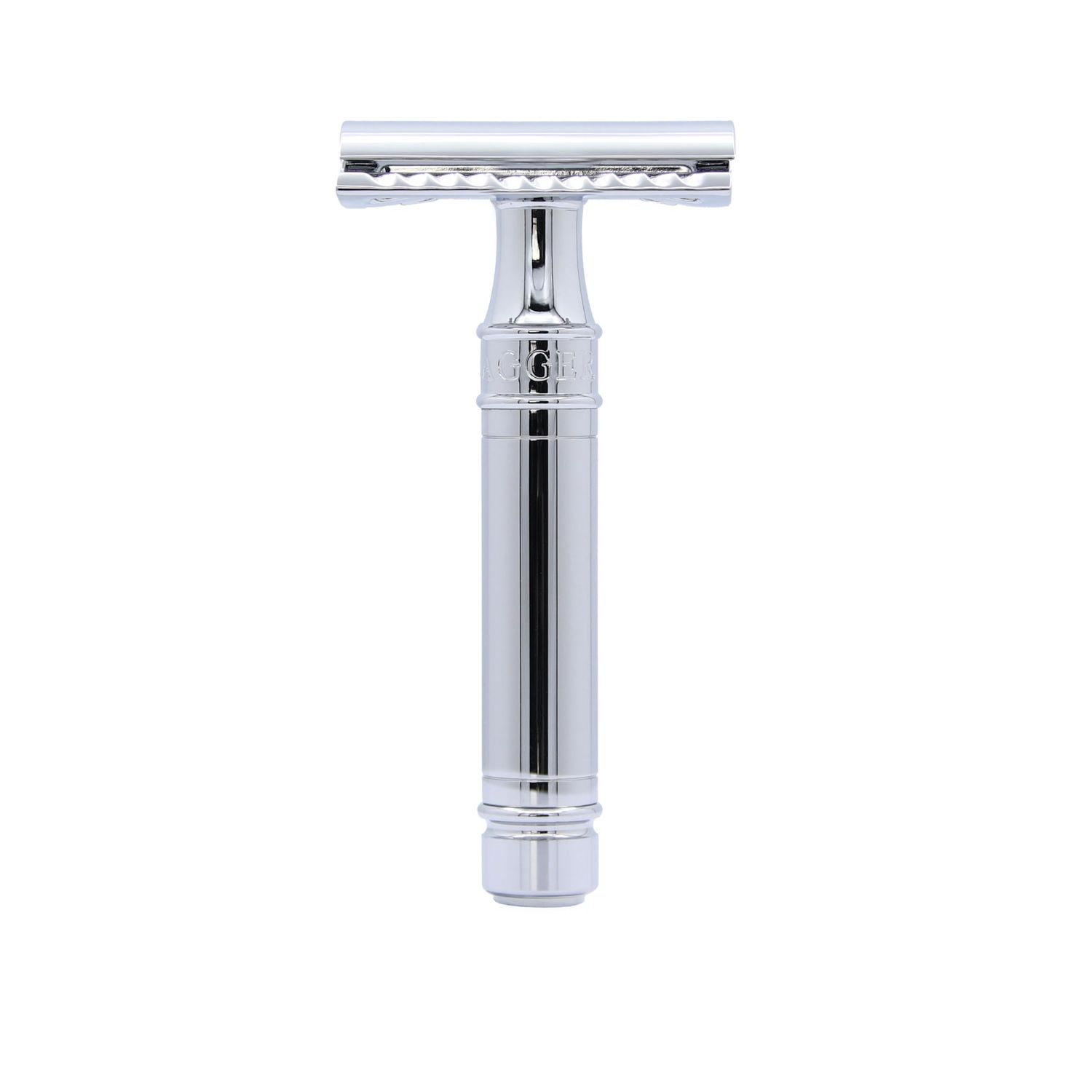 Edwin Jagger DES89BL Chrome Short DE Safety Razor (Closed Comb)
