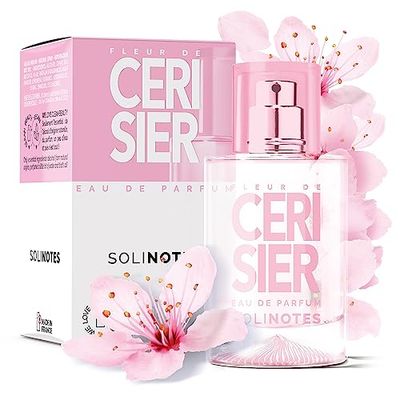 SOLINOTES Cherry Blossom Perfume for Women - Eau De Parfum | Delicate Floral and Soothing Scent - Made in France - Vegan - 1.7 fl.oz