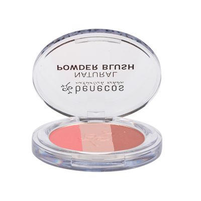 Benecos Natural Trio Powder Blush - contains Blush, Bronzer and Highlighter - Gives Light, Natural Look - for Fair to Medium Skin Tone