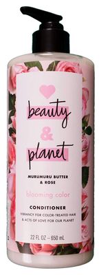 Love Beauty and Planet Conditioner Blooming Color Murumuru Butter &amp; Rose, 22 FL OZ