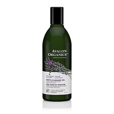 Avalon Organics Bath &amp; Shower Gel, Nourishing Lavender, 12 Oz