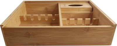 Vincent Countertop Tray Station Organizer CRS (for Combs, Razors, &amp; Shears)