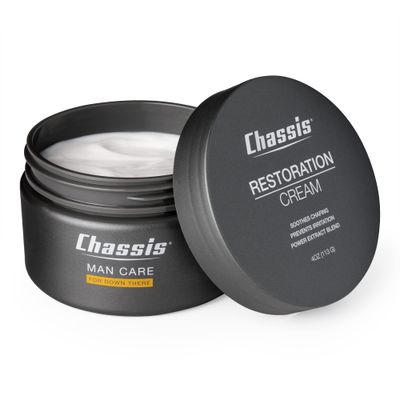 Chassis Restoration Cream, Moisturizing, Anti-Chafing Cream, Soothes, Free of Talcum, Aluminum Free, Glide Like Butter, Hygiene Products for Men