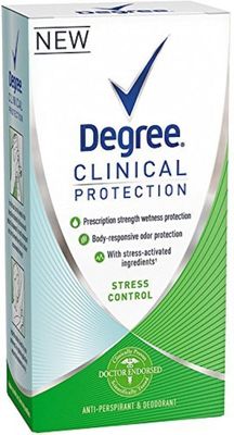 Degree Clinical Protection Antiperspirant&amp; Deodorant, Stress Control 1.70 oz (Pack of 3)