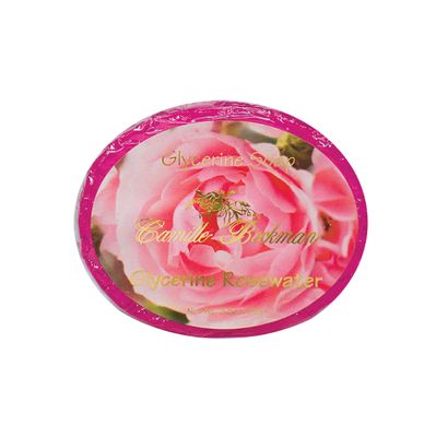 Glycerine Rosewater Scented Glycerine Bar Soap for Hands, Face and Body | Camille Beckman, 3.5 Ounce