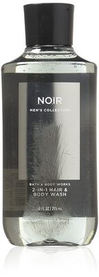 Bath &amp; Body Works, Signature Collection 2-in-1 Hair + Body Wash, Noir For Men, 10 Ounce