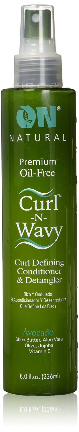 On Natural Curl-n-wavy Leave-in Conditioner &amp; Detangler 8oz, 8 Oz