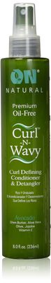 On Natural Curl-n-wavy Leave-in Conditioner &amp; Detangler 8oz, 8 Oz