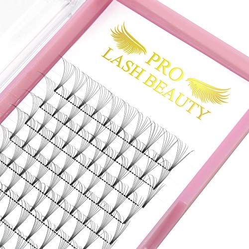 Premade Volume Eyelash Extensions 7D-C-0.07-14 Short Stem Premade Fans Eyelash Extensions 9 to 20 mm Pre made Lash Fans 3D 5D 7D Volume Lash Extensions .07 .10 C D Curl(7D-C-0.07,14mm)