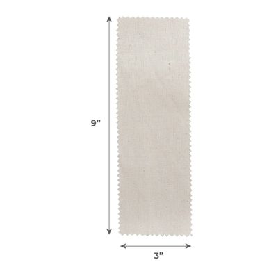 ForPro Natural Muslin Epilating Strips, Tear-Resistant, Pre-Cut Strips for Hair Removal, 3 W x 9 L, 100-Count