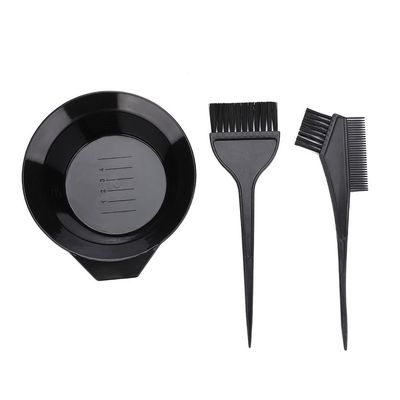 Hair Coloring Brush, 3pcs Bowl Set Professional Dyeing Perming Tools