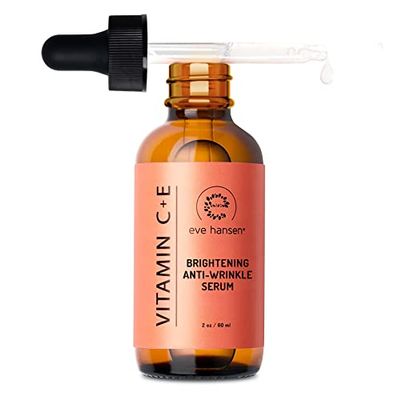 Eve Hansen Vitamin C Serum for Face - Facial Serum with Hyaluronic Acid, Vitamin E and Aloe Vera 2 oz - for softer, smoother, and more refined Skin