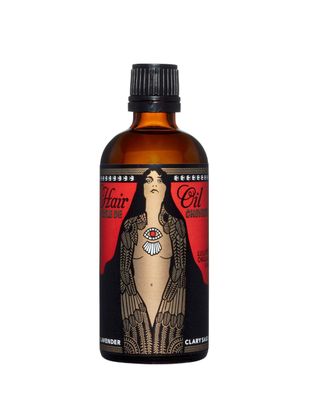 Lulu Organics Hair Oil - Argan Oil, Lavender, &amp; Clary Sage Scented Oil | Organic Oil for Dry, Frizzy, Thick, Curly, Fine, Delicate Hair | Tames Frizz, Adds Shine, and Moisturizes | 3.4 oz