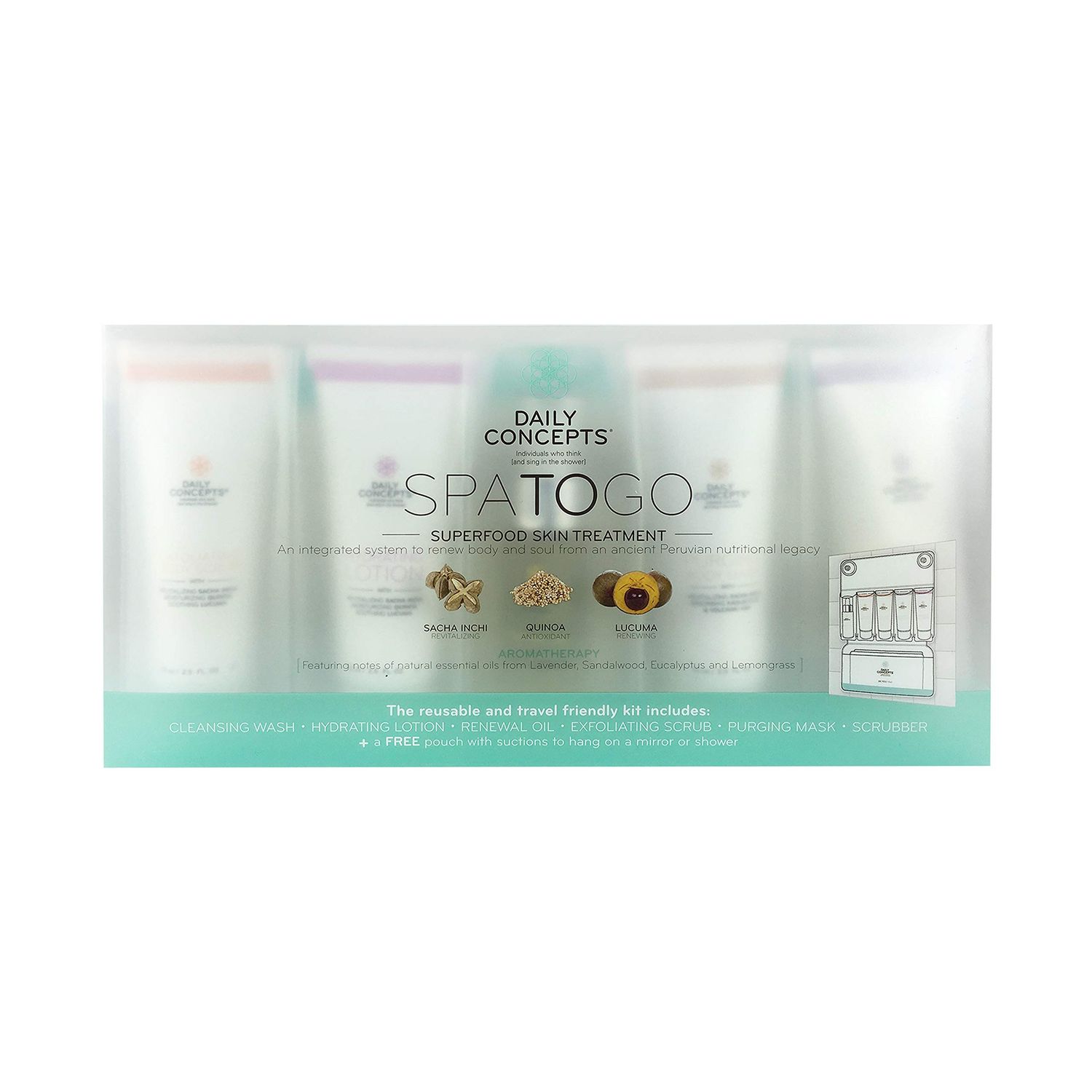 DAILY CONCEPTS Spa To Go Skin Treatment Set