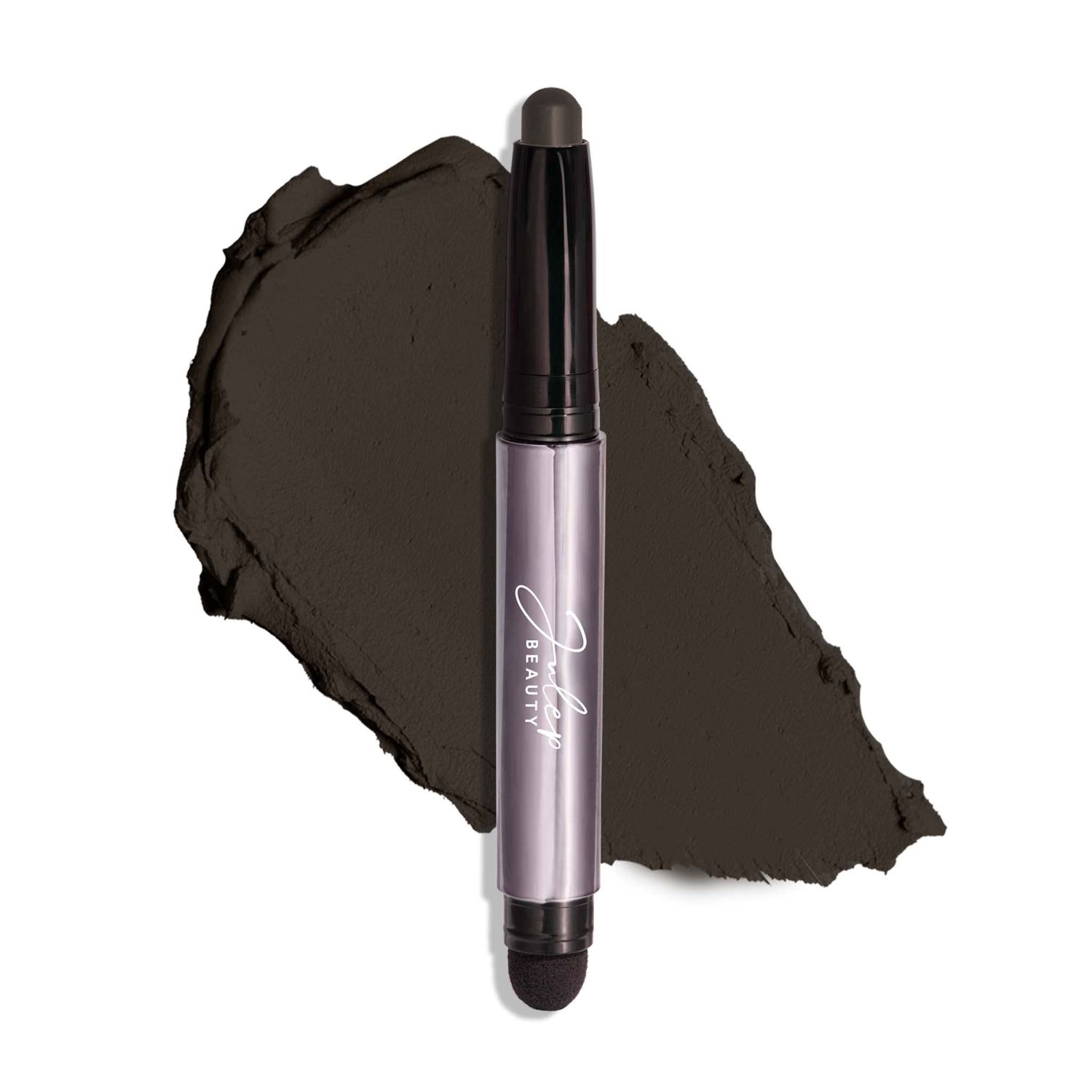 Julep Eyeshadow 101 Crme-to-Powder Waterproof Eyeshadow Stick - Charcoal Matte - Long-Lasting, Crease-Proof, Smoky Deep Gray Matte Cream Eyeshadow with Built-in Smudger