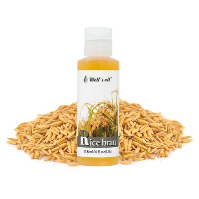 Well&#39;s Oil Rice Bran Oil | All-Natural | Refined, Cold Pressed | For Hair &amp; Skin (4oz / 118ml)