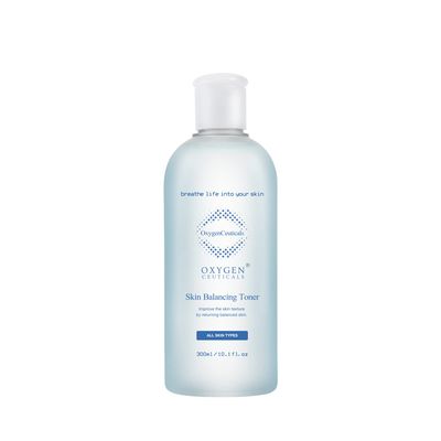OxygenCeuticals Skin Balancing Toner | Combination, Oily, and Blemish-Prone Skin | Pore-Reducing, pH-Balancing, Blemish Control | Hypoallergenic and Non-Comedogenic | 300ml / 10 fl. oz
