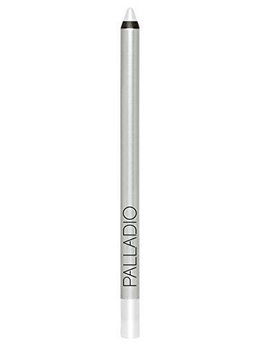 Palladio Precision Eyeliner, Silicone Based, Rich Pigment, Gentle Application, Dramatic Smoky Effect to Soft Everyday Wear, Sensitive Eyelids, Sets Itself, Can be Sharpened, White Out