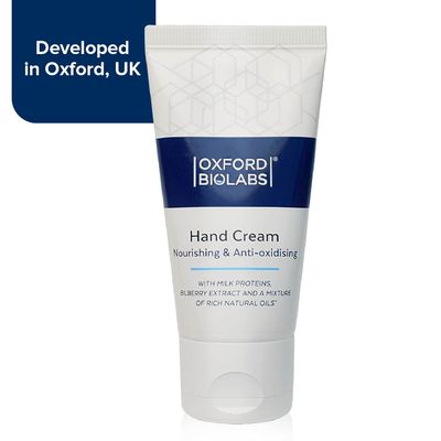 Oxford Biolabs Nourishing &amp; Anti-oxidising Hand Cream Intense Moisturising and Nourishing For Normal to Dry Skin