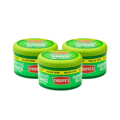 O&#39;Keeffe&#39;s K0680001-3 Working Hands Hand Cream in Jar (3 Pack), 6.8 oz
