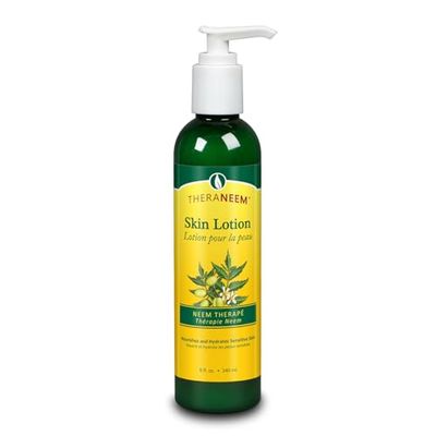 TheraNeem Neem Therap Skin Lotion | Calms, Nourishes and Hydrates Dry, Sensitive Skin with Organic Neem Oil, Vegan, 8oz (8oz)
