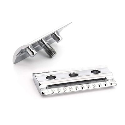 MHLE TRADITIONAL R89 Double Edge Safety Razor (Closed Comb) | Perfect for Everyday Use | Barbershop Quality Close Smooth Shave | Luxury Razor for Men