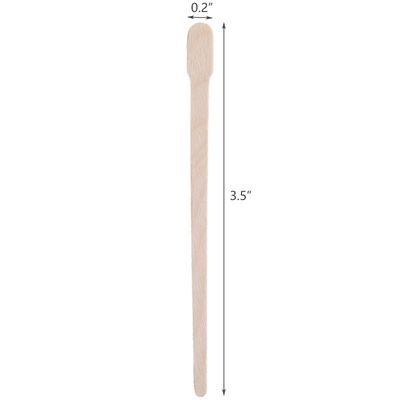 Hedume 2000 Pack Wax Spatulas Whaline Wood Waxing Applicator Sticks Small for Hair Removal Eyebrow Body