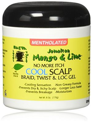 Jamaican Mango &amp; Lime No More Itch Cool Scalp Braid Twist &amp; Lock Gel, 6 Oz