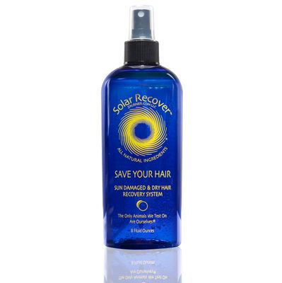 Solar Recover All Natural Hair Conditioner for Sun Damaged Hair - Leave-In Spray (8 oz) - Hydrating Detangler for Dry, Damaged Hair