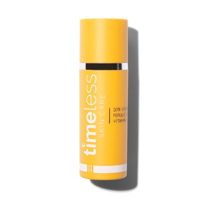 Timeless Skin Care Vitamin C Serum with Vitamin E &amp; Ferulic Acid - 20% Vitamin C Brightening Serum - Face Serum for Oily &amp; Dry Skin - Fragrance-Free Serum for Skin Care - 4 oz