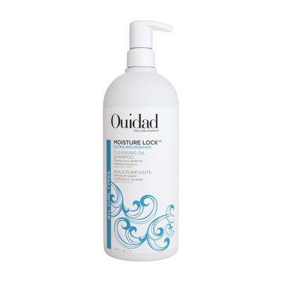 Ouidad Moisture Lock Ultra Nourishing Cleansing Oil Shampoo for Curly Hair - 33.8 fl oz, Shampoo for Women &amp; Men, Rehydrates Dry, Damaged Curls, Color Safe Shampoo, All Curl Types