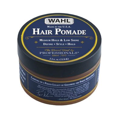 WAHL Hair Pomade for Styling with Essential Manuka/Meadowfoam Seed/Clove &amp; Moringa Oil for Control Hold Shine - Model 805611A