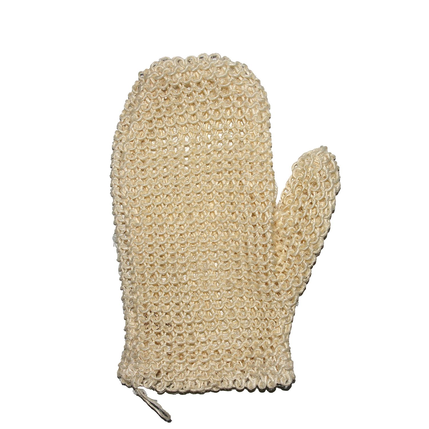 TTYBG Classic Natural Sisal Bath Spa Shower Scrubber Sponge Fiber Glove Mitt Soften Smooth Renew Skin Anti-Aging Eco-Friendly Pack of 1