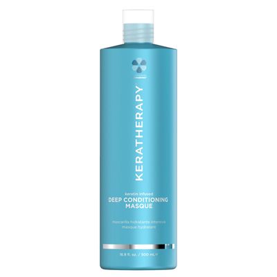 KERATHERAPY Keratin Infused Deep Conditioning Masque, 16.9 fl. oz., 500 ml - Moisturizing Hair Deep Conditioning Treatment with Kerabond, Jojoba Oil, Nettle Root Extract, Wheat Oil, &amp; Persian Walnut