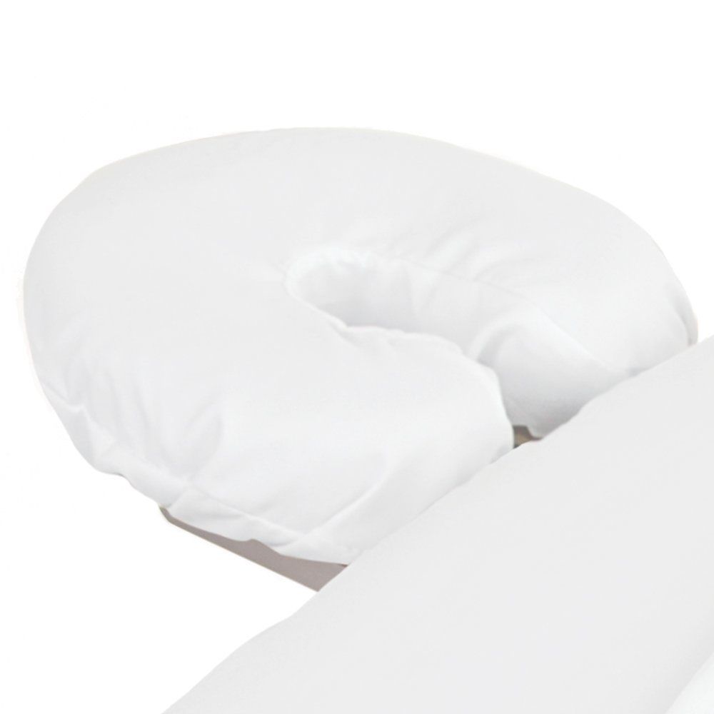 ForPro Professional Collection Premium Microfiber Face Rest Cover, White, Ultra-Light, Stain and Wrinkle-Resistant, for Massage Tables