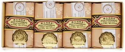 Bee &amp; Flower Sandalwood Soap, 4.4 Oz (Pack of 4)