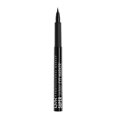NYX PROFESSIONAL MAKEUP Super Skinny Eye Marker, Liquid Eyeliner, Carbon Black
